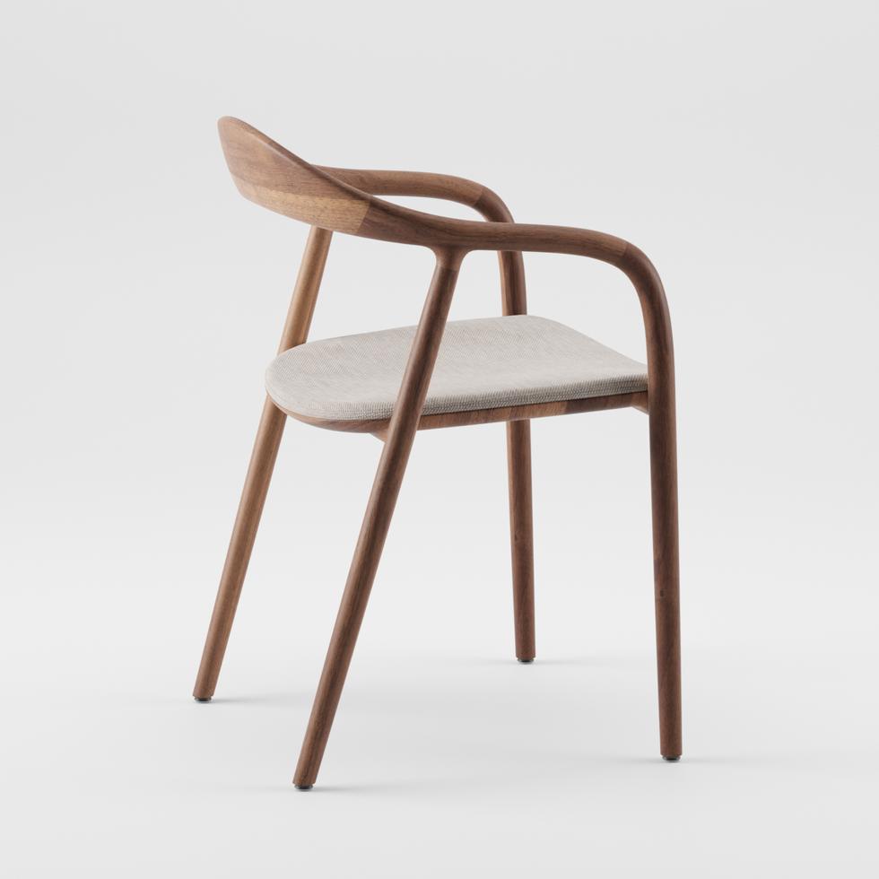 Artisan Neva Chair shown in walnut