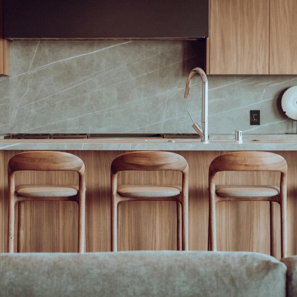 Artisan Neva Light Bar Chair shown in walnut