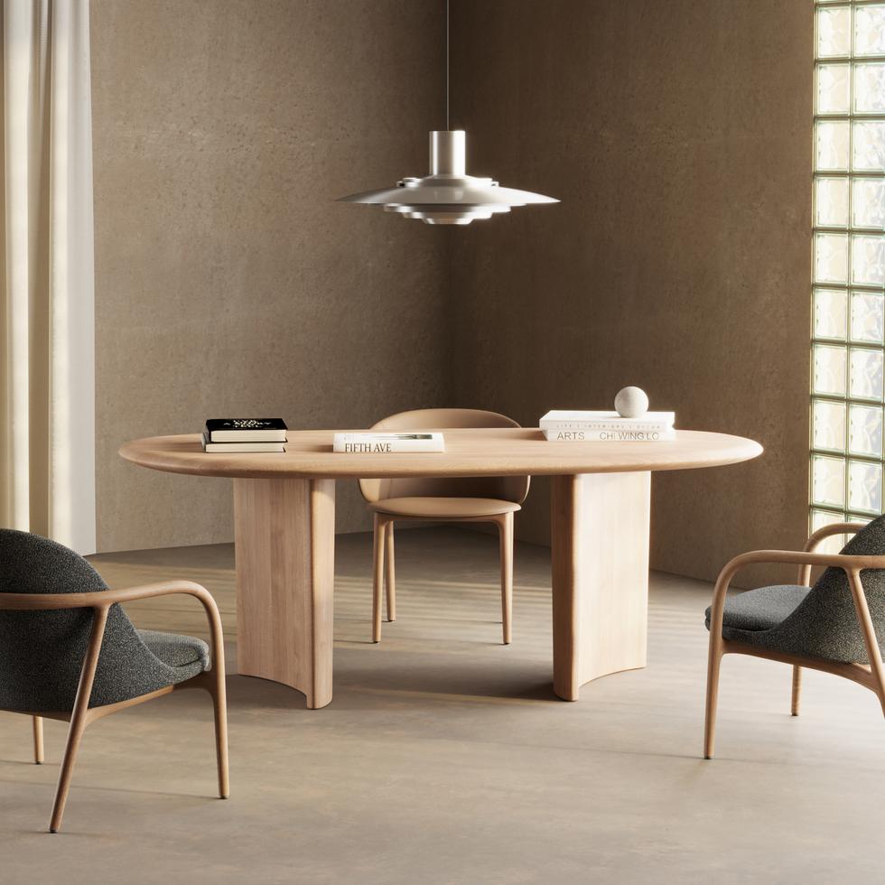 Artisan Monument Oval Table 