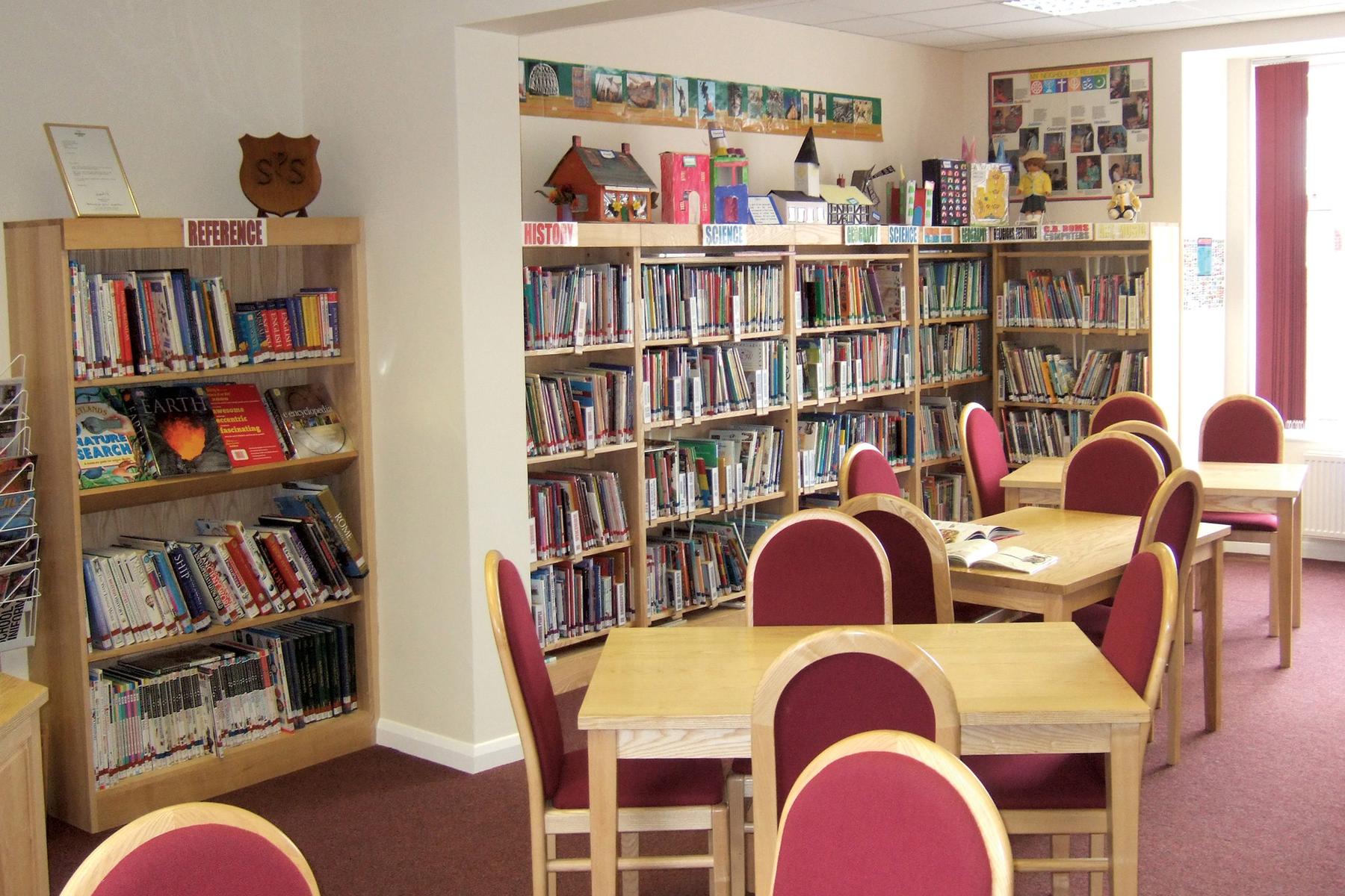 Staines Prep School library