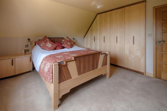 Art Deco Maple and Walnut Bedroom